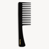 Black comb with 'VESITIA' branding on a white background
