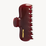 The VESITIA Maison Jumbo Claw Clip in Bordeaux placed on a clean white background.