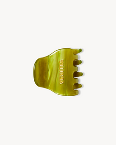 Green VESITIA midi claw clip on a white background