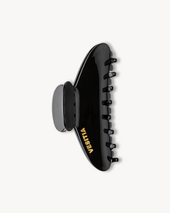 Black VESITIA hair claw clip on a white background